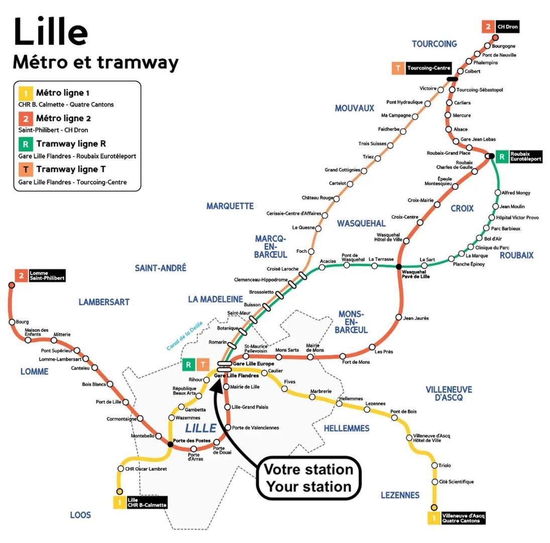 Lille Centre - Beautiful Bright Apartment! 外观 照片